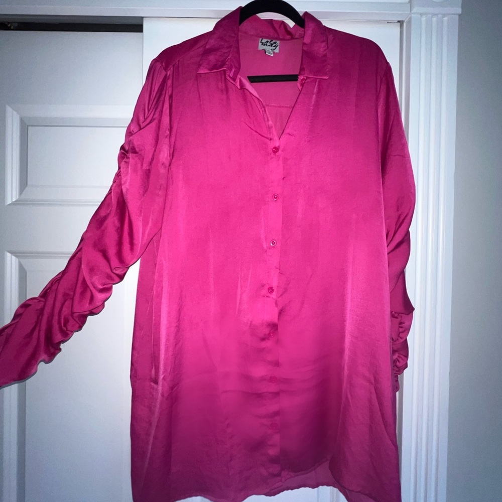 Lola May hot pink dress